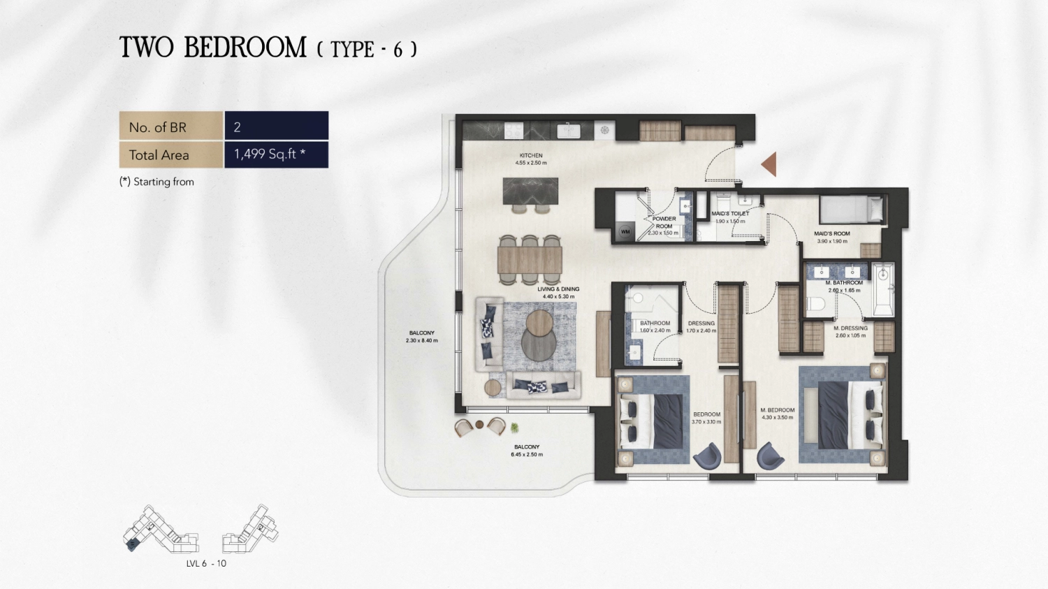 2 BR - Type B